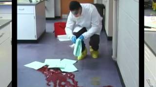 How to Clean up a Blood Spill [upl. by Enytnoel]