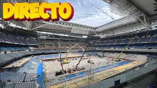 🔴 ÚLTIMA HORA en el INTERIOR 🔴 Obras Santiago Bernabéu 22072023 🚧 [upl. by Noryt118]