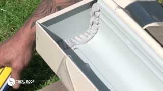 How To Install Gutter Stop End The Roof and Gutter experts wwwtotalroofcomau 03 95576056 [upl. by Eniawtna]