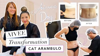 SURGICAL MAKEOVER OF CELEBRITY INFLUENCER CAT ARAMBULO  AIVEE TRANSFORMATION [upl. by Halyk510]