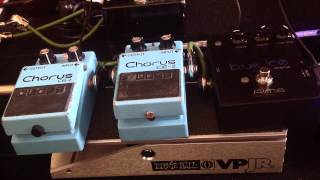 Boss CE2 Vintage Chorus  1991 Taiwan VS 1980 Japan VS 2013 Alma [upl. by Lladnew165]