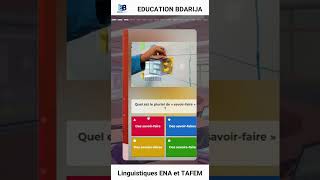 Linguistique Sémantique  Langues et compréhension pour TAFEM et ENA quiz [upl. by Enelav]