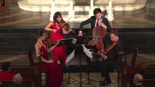 Attacca Quartet plays Haydn Op 50 no 4  First Movement [upl. by Kursh549]