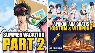 SUMMER VACATION PART 2 Gratis Kostum amp Weapon SSR Lagi  Solo Leveling ARISE [upl. by Enirac628]