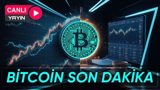 BİTCOİN SERT ÇAKILMA BİTTİ Mİ BUNA HAZIR OL BTC SON DAKİKA CANLI YAYIN [upl. by Indnahc288]