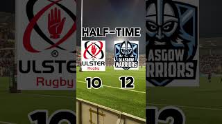 Ulster Rugby vs Glasgow WarriorsURC Round 1 rugby UlsterRugbyTV ulsterrugby [upl. by Alderson]