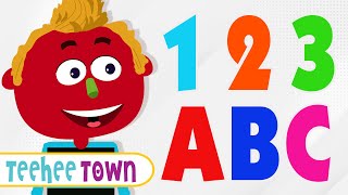 123 ABC Alphabet Songs  Colors Shapes and Numbers Song by Teehee Town [upl. by Brian352]