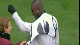 Mario Balotelli cant get his bib on [upl. by Nelyaw]