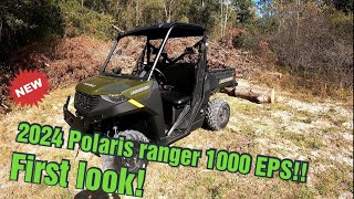 Polaris Ranger 2024 1000 EPS First look [upl. by Larry403]