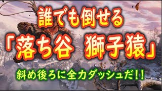 【隻狼SEKIRO】超簡単！落ち谷「獅子猿」の倒しかた【攻略解説】 [upl. by Nueormahc]