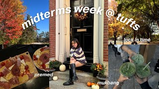 MIDTERMS WEEK as a premed student at TUFTS  uni vlog [upl. by Ravid]