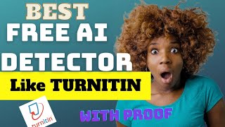 Best Free Ai detector like Turnitin AI detection tool [upl. by Enelahs]