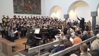 Chor Gymnasium Kloster Disentis conducted by Peter Werlen [upl. by Loggins]