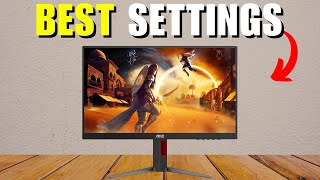 AOC 24G4 Best Settings [upl. by Elrebma]