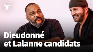 Législatives Dieudonné et Francis Lalanne candidats en Guadeloupe [upl. by Ahsehat]