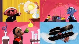 StoryBots  Great Innovators Songs  Learn About Thomas Edison amp Marconi  Songs About Inventions [upl. by Grefer890]