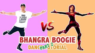 BHANGRA BOOGIE Part 2  Fortnite Dances In Real Life [upl. by Nylacaj657]