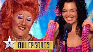 Hula hoop MANIA and a hypnotic DOG  Britains Got Talent  Series 9  Episode 3  FULL EPISODE [upl. by Gwendolen]