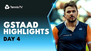 Wawrinka Plays Munar Bautista Agut amp Sonego Feature  Gstaad 2023 Highlights Day 4 [upl. by Nohsid]