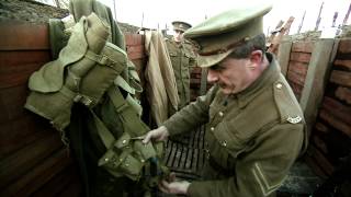 Redcoats films Living in a WW1 trench [upl. by Annaohj]