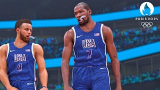 NBA 2K24 Olympics Mode  USA vs Serbia  Ultra Realistic Gameplay [upl. by Oahc]