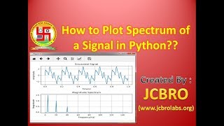 How to do Spectral analysis or FFT of Signal in Python [upl. by Ocana]