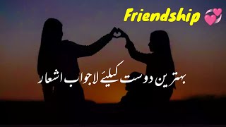 Shayari Best Friend  Friendship Poetry in Urdu  Dosti Poetry [upl. by Solotsopa]