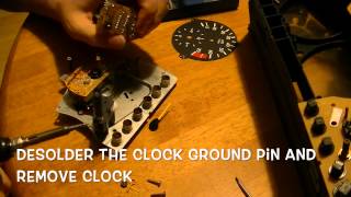 How to repair a Mercedes w124 electronic clock [upl. by Eldwon]