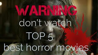 Top 5 best horror movies in hindi with download link [upl. by Ecirtnas254]