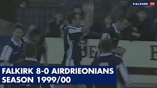 Falkirk 80 Airdrieonians  199900 [upl. by Ahsilahs599]