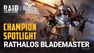 RAID Shadow Legends  Champion Spotlight  Rathalos Blademaster [upl. by Jariv]