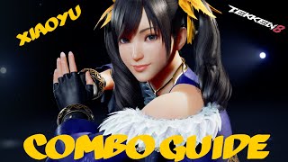 Xiaoyu Combo Guide  TEKKEN 8  Easy to Advanced Xiaoyu Combos 4k [upl. by Alroy]