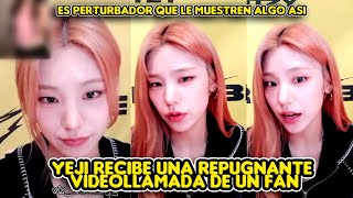 YEJI TIENE UNA REPUGNANTE VIDEOLLAMADA CON UN FAN  PIDEN QUE LE PROHIBAN LAS VIDEOLLAMADAS [upl. by Atimad]