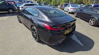 BJ70CWU BMW 840i Gran Coupe SDrive 4d Auto 336 bhp Euro 6 Petrol in Black on 35K  FSH [upl. by Aniram270]