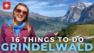 16 Things To Do In Grindelwald Switzerland  Jungfraujoch First Cliff Walk Bachalpsee Pfingstegg [upl. by Naesar]