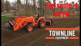 Kubota L2501 With Land Pride Power Rake [upl. by Trilbee985]