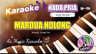 MARDUA HOLONG  KARAOKE NADA PRIA RENDAH Do  Cis [upl. by Tanya]