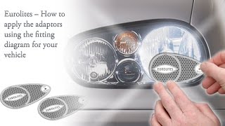 Eurolites  How to apply the adaptors using the fitting diagram for your vehicle [upl. by Luzader]