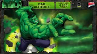 Colorful game  Hulk Bad Altitude Jumping Smashing to the Sky Cartoon for kids [upl. by Lasser247]