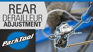 How to Adjust a Rear Derailleur – Limit Screws amp Indexing [upl. by Arleta]