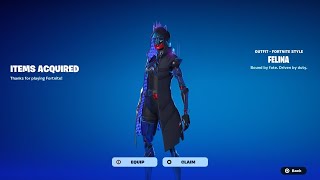 How To Get The Felina Skin for Free in Fortnite [upl. by Sehcaep]