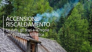 Accensione riscaldamento ecco il calendario [upl. by Bazil]