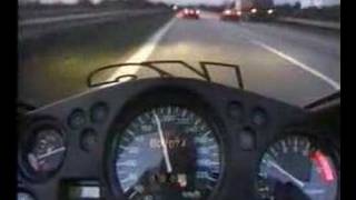 Honda CBR 1100XX doing 310kmh on a highway  crazy [upl. by Humphrey]