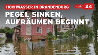 Aufräumen nach OderHochwasser in Brandenburg [upl. by Toomay194]