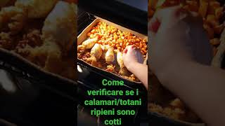 Come verificare se i calamari totani ripieni sono cotti [upl. by Bliss604]