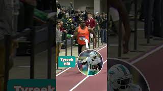 NCAA track stars ➡️ NFL speedsters 🐬 shorts [upl. by Evad745]