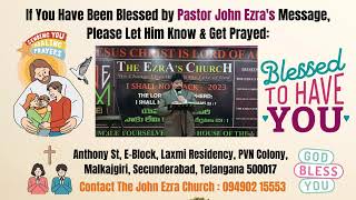 At the Feet of Jesus  Message by Ps John Ezra Garu [upl. by Kuo10]