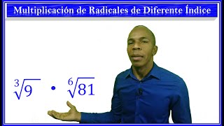 Multiplicación de Radicales de Diferente Índice  Ejemplo 3 [upl. by Elehcar714]