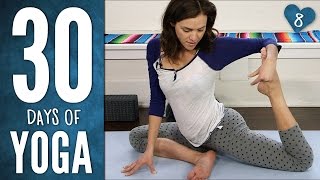 Day 8  Yoga For Healing amp Meditation  30 Days of Yoga [upl. by Capon]