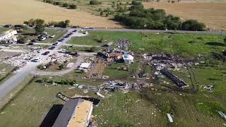 Valley View Texas Tornado Damage TheWeatherChannel weatherunderground NatGeo [upl. by Yolanda123]